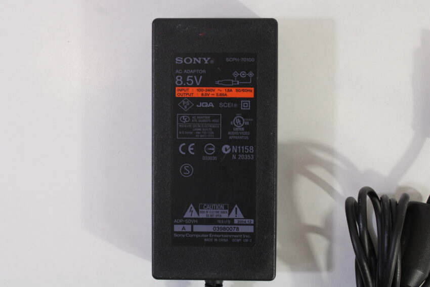 Official SONY PlayStation 2 Slim OEM AC Power Adapter Cord for PS2 Slim(B)