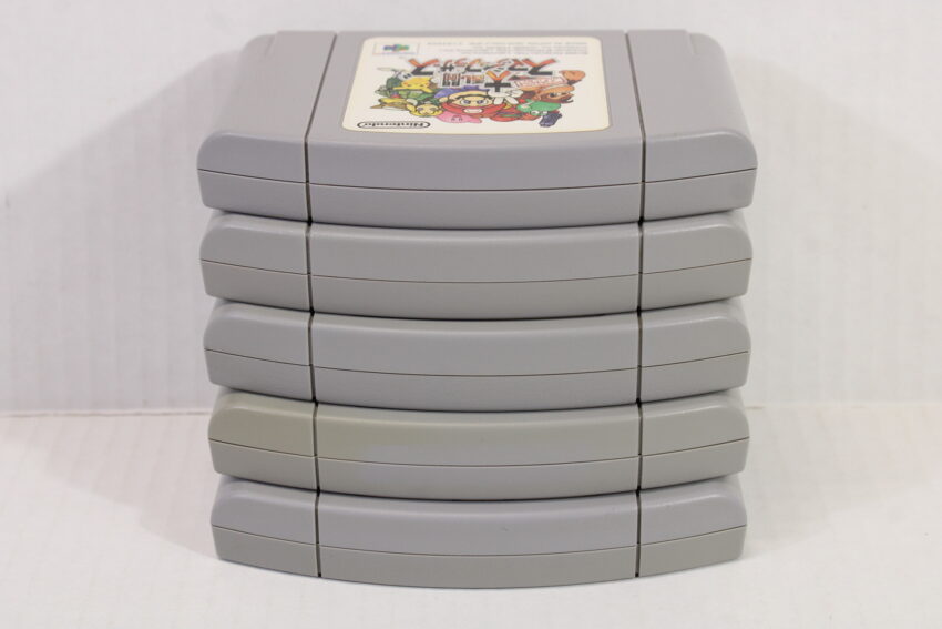 Lot of 5 Super Smash Bros Yoshi Story Hyper Olympics Fuurai no Shiren 2 Goemon (B) Nintendo 64 N64