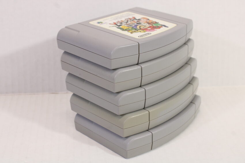 Lot of 5 Super Smash Bros Yoshi Story Hyper Olympics Fuurai no Shiren 2 Goemon (B) Nintendo 64 N64