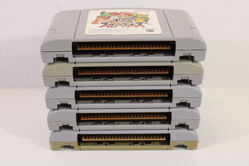 Lot of 5 Super Smash Bros Diddy Kong Racing Donkey Kong 64 J League 2 1999 Goemon (B) Nintendo 64 N64