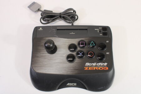 ASCII Stick Zero3 Rumble Arcade Fighting Controller ASC-0516Z3 (B) Playstation PS1