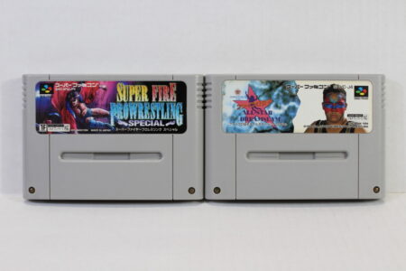 Lot of 2 Super Fire Prowrestling Special & Women All Star Dream Slam (B) Nintendo Super Famicom SFC