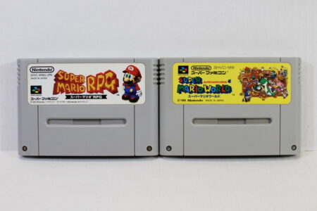 Lot of 2 Super Mario World & RPG (B) Nintendo Super Famicom SFC