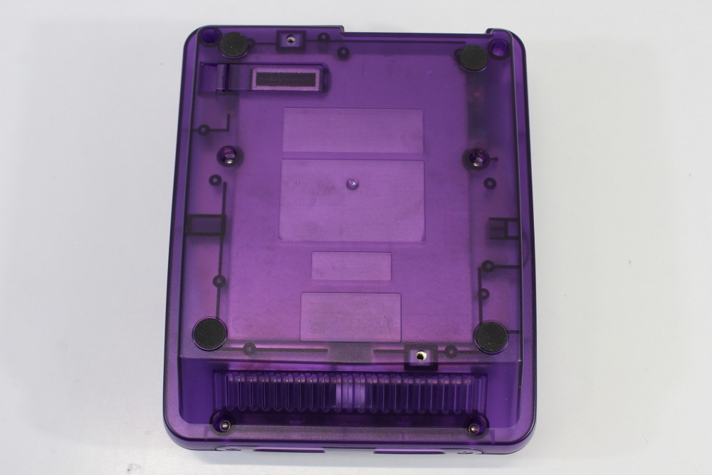 Super Famicom Console Transparent Clear Purple Controller x1