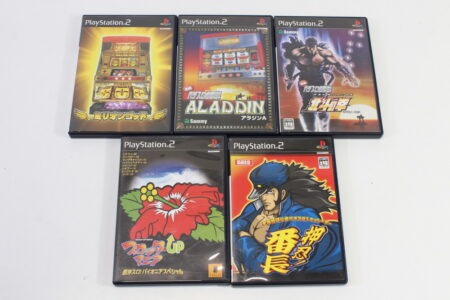 Lot of 5 Osu Bancho Hokuto no Ken Million God Aladdin A Slotter Up Mania Pachi-Slot CIB (B) SONY PlayStation 2 PS2