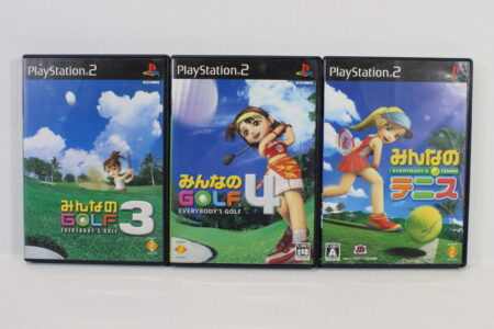 Lot of 3 Minna no Tennis & Golf 3 4 / Everybody's (B) SONY PlayStation 2 PS2