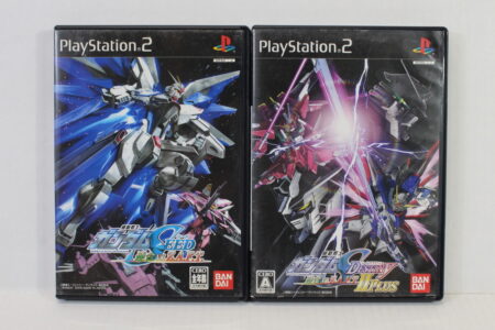 Lot of 2 Mobile Suit Gundam Seed Union vs Z.A.F.T. & Destiny II 2 Plus CIB (B) SONY PlayStation 2 PS2