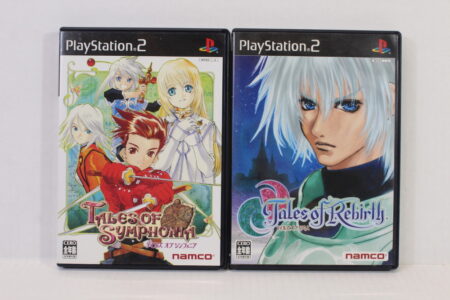 Lot of 2 Tales of Symphonia & Rebirth CIB (B) SONY PlayStation 2 PS2