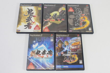 Lot of 5 Onimusha 1 2 3 Pachi-Slot Dawn of Dreams (B) SONY PlayStation 2 PS2