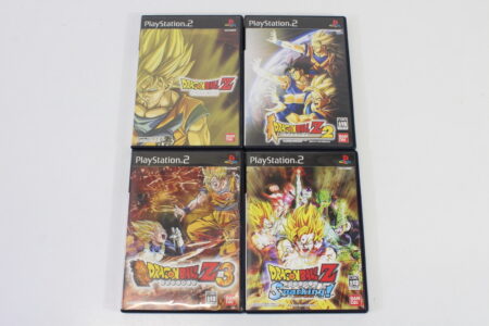 Lot of 4 Dragon Ball Z Z2 2 Z3 3 Sparking CIB (B) SONY PlayStation 2 PS2