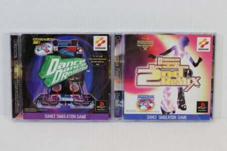 Lot of 2 Dance Dance Revolution 1 & 2nd ReMIX DDR (B) SONY PlayStation 1 PS1