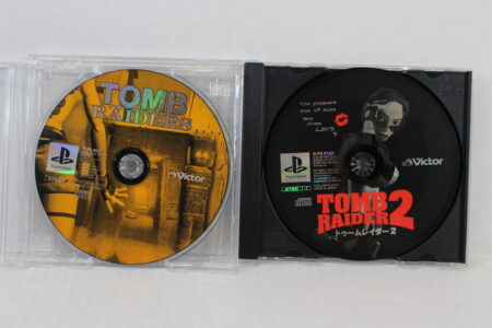 Lot of 2 Tomb Raider 1 & 2 Disc Only (B) SONY PlayStation 1 PS1