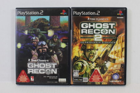 Lot of 2 Tom Clancy's GHOST RECON 1 & 2 (B) SONY PlayStation 2 PS2