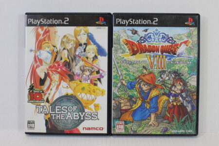 Lot of 2 Tales of the Abyss & Dragon Quest VIII 8 CIB (B) SONY PlayStation 2 PS2