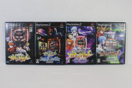 Lot of 4 CR Neon Genesis Evangelion Pachinko & Pachi-Slot CIB (B) SONY PlayStation 2 PS2