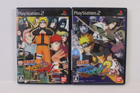 Lot of 2 NARUTO Shippuden Narutimate Accel 1 & 2 (B) SONY PlayStation 2 PS2