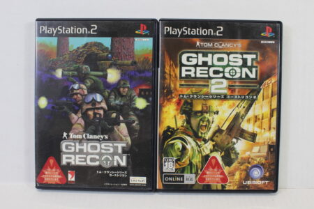 Lot of 2 Tom Clancy's GHOST RECON 1 & 2 CIB (B) SONY PlayStation 2 PS2