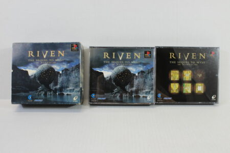 RIVEN The Sequel to Myst Complete Disc 1 2 3 4 5 CIB (B) SONY PlayStation 1 PS1