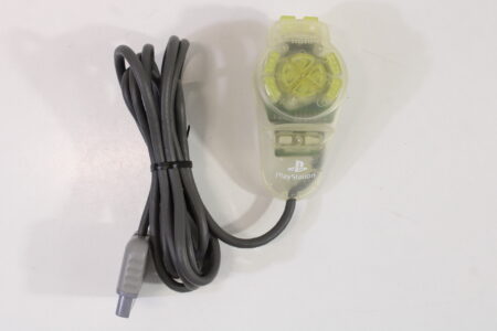Hori Clear Yellow One Handed Grip Controller SLPH-00057 Playstation / PS 2 (B)