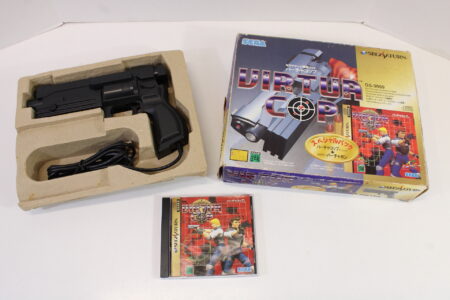 Sega Saturn Virtua Gun Controller HSS-0122 With Virtua Cop Boxed SS (B)
