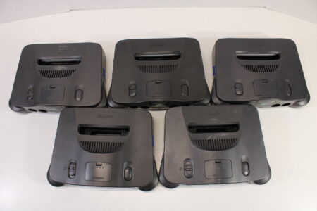 Lot of 5 Nintendo 64 Black Console OEM Replacement Shell Uncleaned (B) Nintendo 64 N64