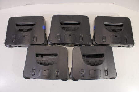 Lot of 5 Nintendo 64 Black Console OEM Replacement Shell Uncleaned (B) Nintendo 64 N64
