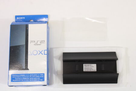 OEM Sony Playstation 2 Slim Black Vertical Stand SCPH-90110 Boxed PS2 (B)