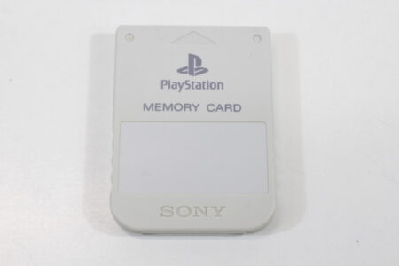 Official SONY PlayStation 1 OEM Memory Card Light Gray / Off White for PS1 Console (B) SONY PlayStation 1 PS1