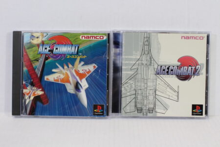 Lot of 2 Ace Combat 1 & 2 CIB (B) SONY PlayStation 1 PS1