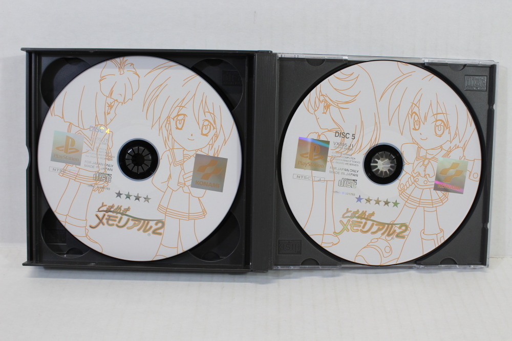 Tokimeki Memorial 2 Complete Disc 1 2 3 4 5 CIB (B) SONY PlayStation 1 PS1