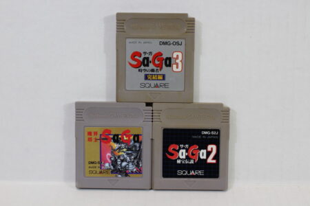 Lot of 3 Makai Toushi SaGa 1 2 3 (B) Nintendo Gameboy GB