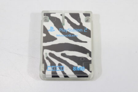 HORI SONY PlayStation 2 8MB Memory Card Zebra PS2 (B)
