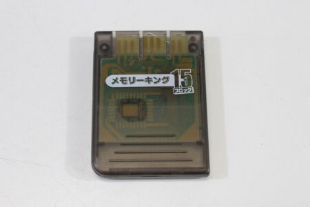 Memory King PlayStation 1 15 Block Memory Card Clear Smoke Black for PS1/PS2 Console (B) SONY PlayStation 1 PS1