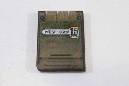 Memory King PlayStation 1 15 Block Memory Card Clear Smoke Black for PS1/PS2 Console (B) SONY PlayStation 1 PS1