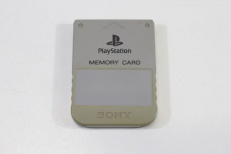 Official SONY PlayStation 1 OEM Memory Card SCPH-1020 Gray for PS1 Game (C Discolored) SONY PlayStation 1 PS1