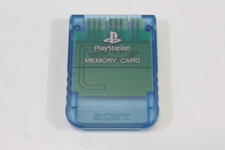 Official SONY PlayStation 1 OEM Memory Card Clear Blue for PS1 Console (B) SONY PlayStation 1 PS1
