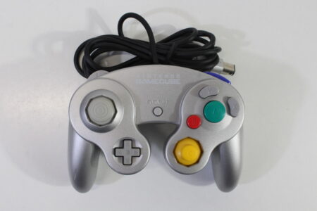 Official Nintendo Gamecube Controller Platinum Silver Cosmetic Wears GC (B) Nintendo GameCube GC