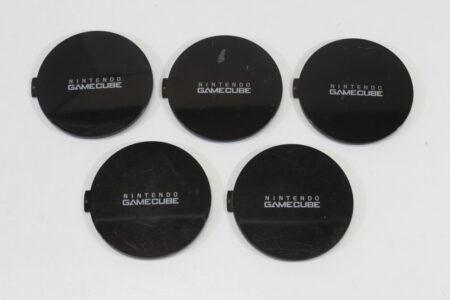 Lot of 5 Nintendo GameCube OEM Replacement Jewel Logo Name Plate (For Parts or Repair) Nintendo GameCube GC