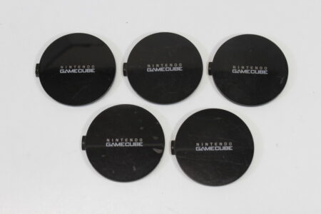 Lot of 5 Nintendo GameCube OEM Replacement Jewel Logo Name Plate (For Parts or Repair) Nintendo GameCube GC