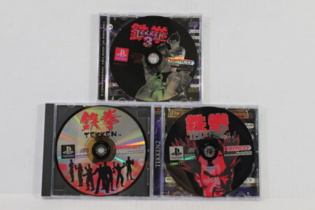 No Manual Lot of 3 Tekken 1 2 3 (B) SONY PlayStation 1 PS1