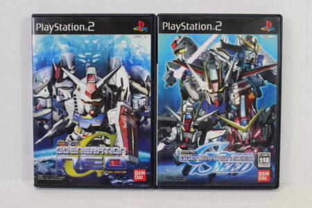 Lot of 2 SD Gundam G Generation Seed & NEO CIB (B) SONY PlayStation 2 PS2
