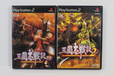 Lot of 2 Sangokushi Senki 1 & 2 CIB (B) SONY PlayStation 2 PS2