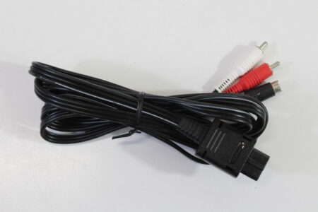 Official Nintendo S-Video Cable OEM Black Plug for Super Famicom / Nintendo 64 / GameCube SFC (C 1 Pin is slightly down)