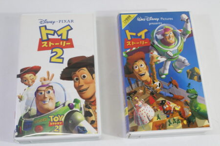 Lot of 2 Toy Story 1 (Japanese & English) & 2 (Japanese Dubbed) (B) VHS Tape