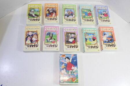 Lot of 11 Heidi Girl of the Alps Vintage Anime TV Series Vol 1~10 & Movie (B) VHS Tape