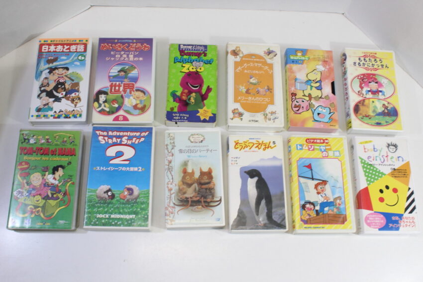 Wholesale Lot of 28 Japanese Released Children Show & Anime VHS Various ...