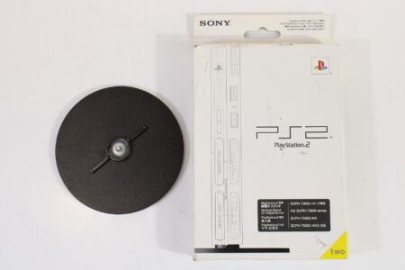 Official SONY PlayStation 2 Black Slim Console Vertical Stand SCPH-70110 Boxed OEM for PS2 Slim (B)