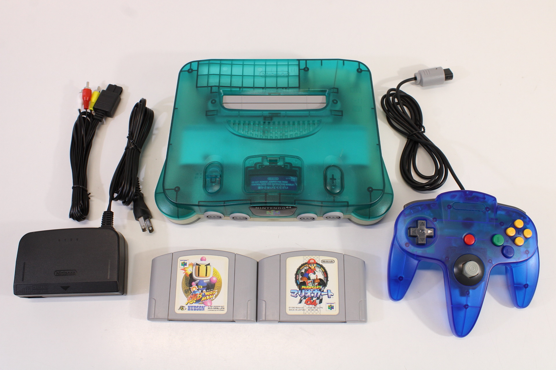 ニンテンドー64 Nintendo 64 Donkey Kong Game Console Bundle - Jungle Green
