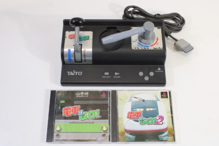 Official Taito Train Controller SLPH-00051 W/ Densha de Go! 1 & 2 PS1 (B)