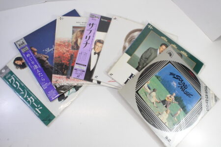 Lot of 8 Roman Holiday Sleepless in Seattle Green Card Family Business The Sound of Music Sabrina English Audio Japanese Subtitles LD Laserdisc (B~C)